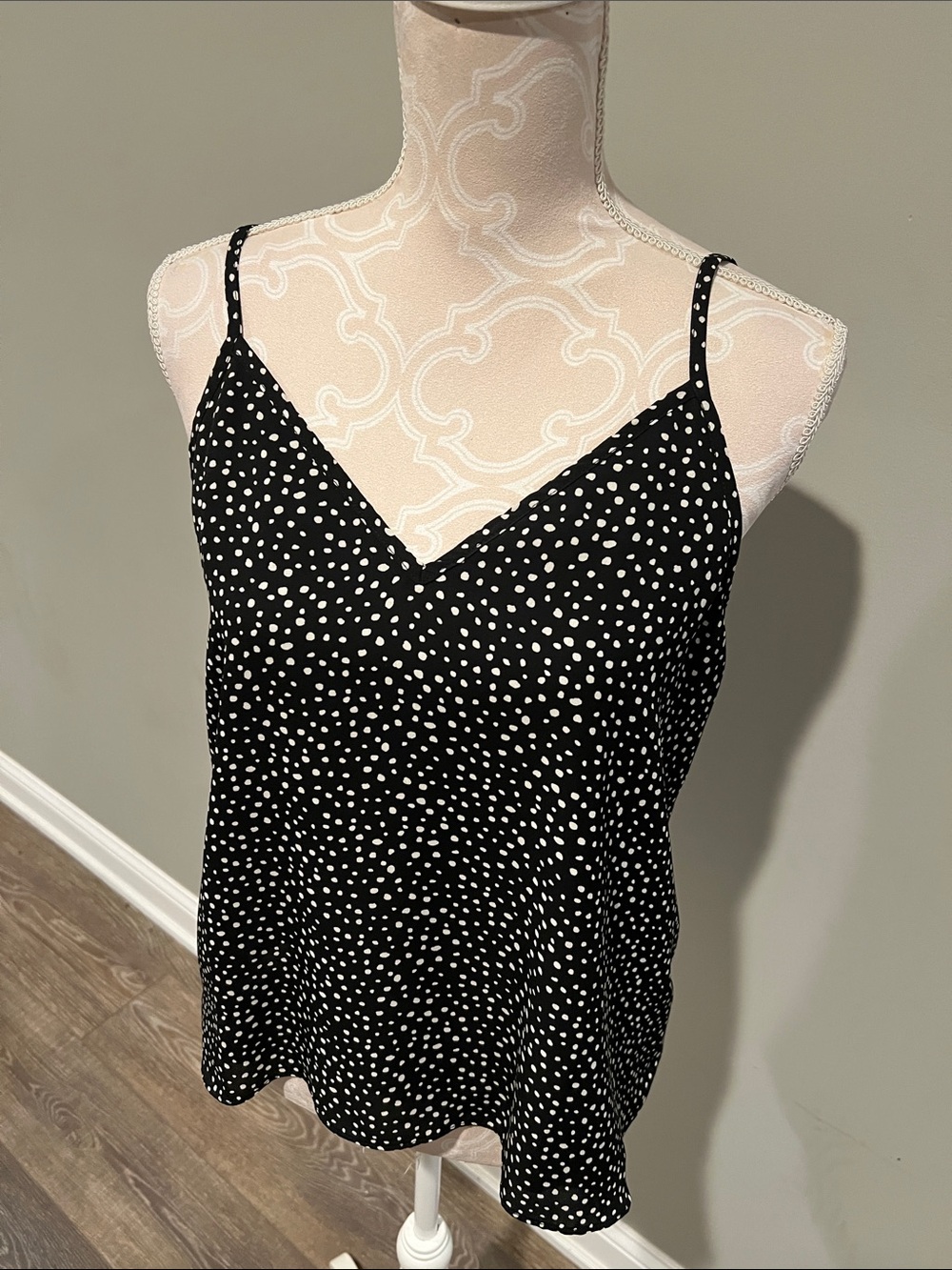 Polka dot camisole top